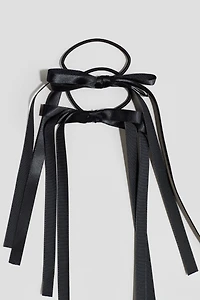 2-Pack Hair Elastics with Bow