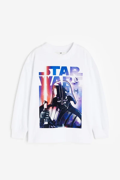 Printed Long-sleeved T-shirt