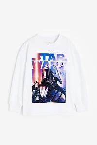 Printed Long-sleeved T-shirt