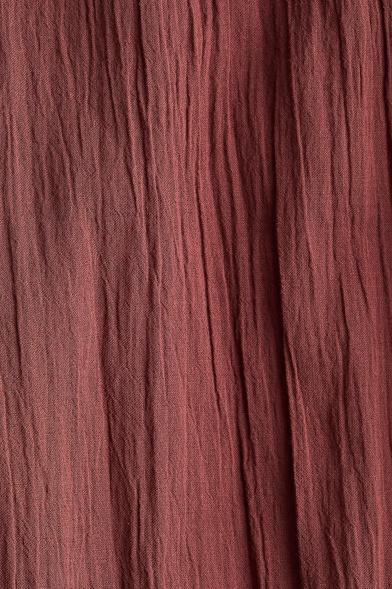 Pantalon de plage froissé