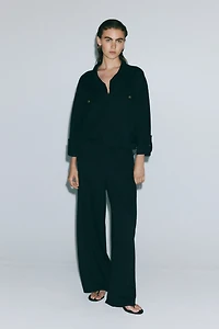 Chemise à enfiler en piqué
