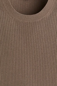 Slim-Fit Rib-Knit T-Shirt