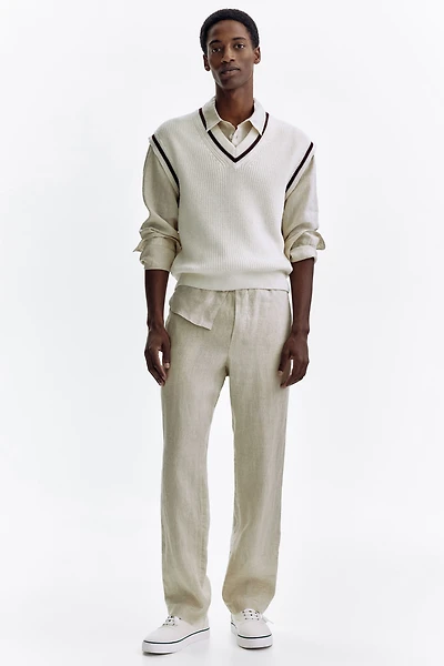 Pantalon classique en lin