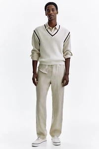 Pantalon classique en lin