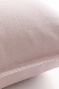 Washed Linen-blend Pillowcase