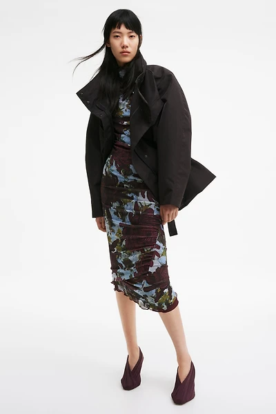 Asymmetric Mesh Dress