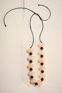 Collier cordon avec perles fantaisie