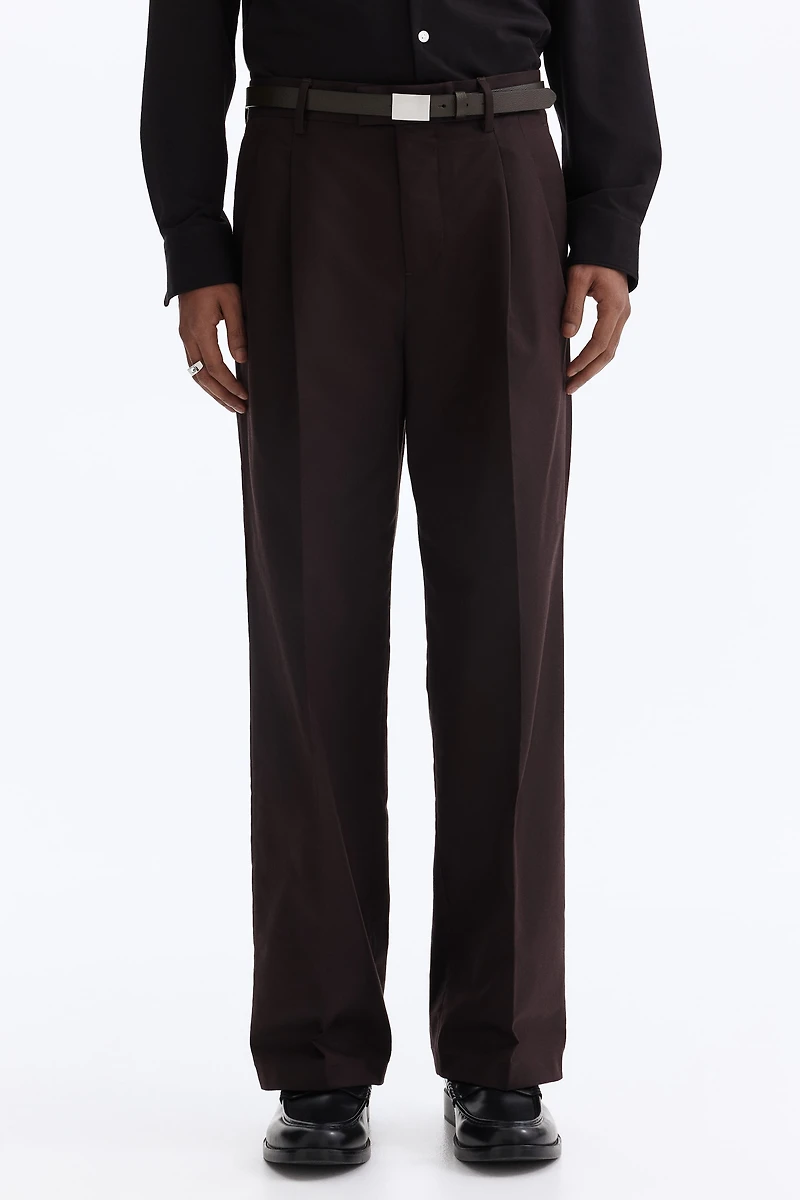 Loose-Fit Tailored Pants