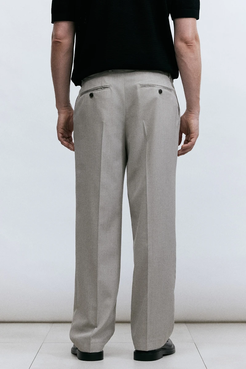Regular-Fit Suit Pants