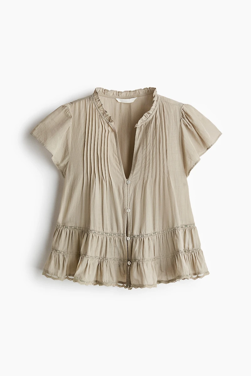 Puff-Sleeved Blouse