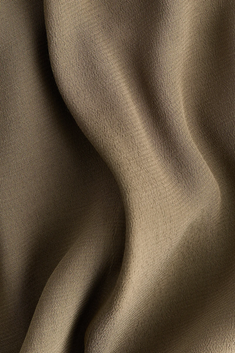 MAMA Tie-Belt Viscose Dress