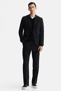 Regular-Fit Single-Breasted Jacket