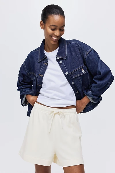 Washed Cotton Sweatshorts