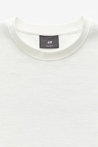 Regular Fit Ribbed T-shirt