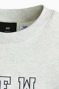 Oversized Printed Sweatshirt