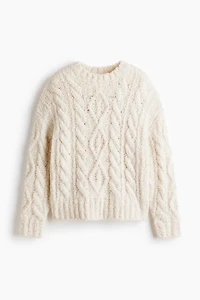 Cable-Knit Sweater