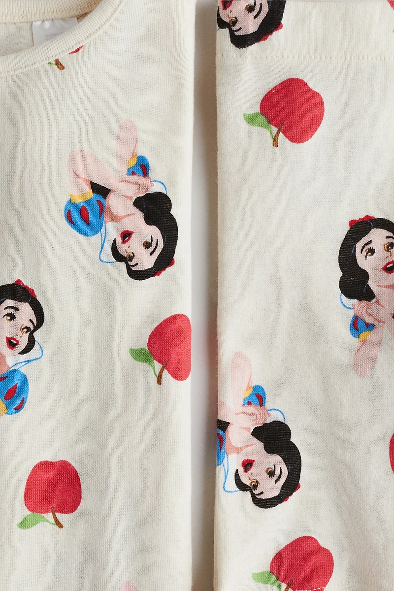 Snug Fit Printed Jersey Pajamas