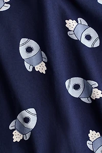 Short Cotton Pajama Jumpsuit