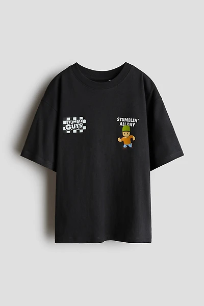 Printed Cotton T-Shirt