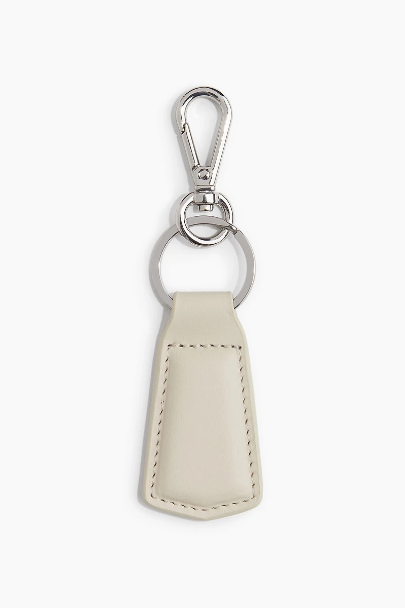 Key Ring with Leather Strap