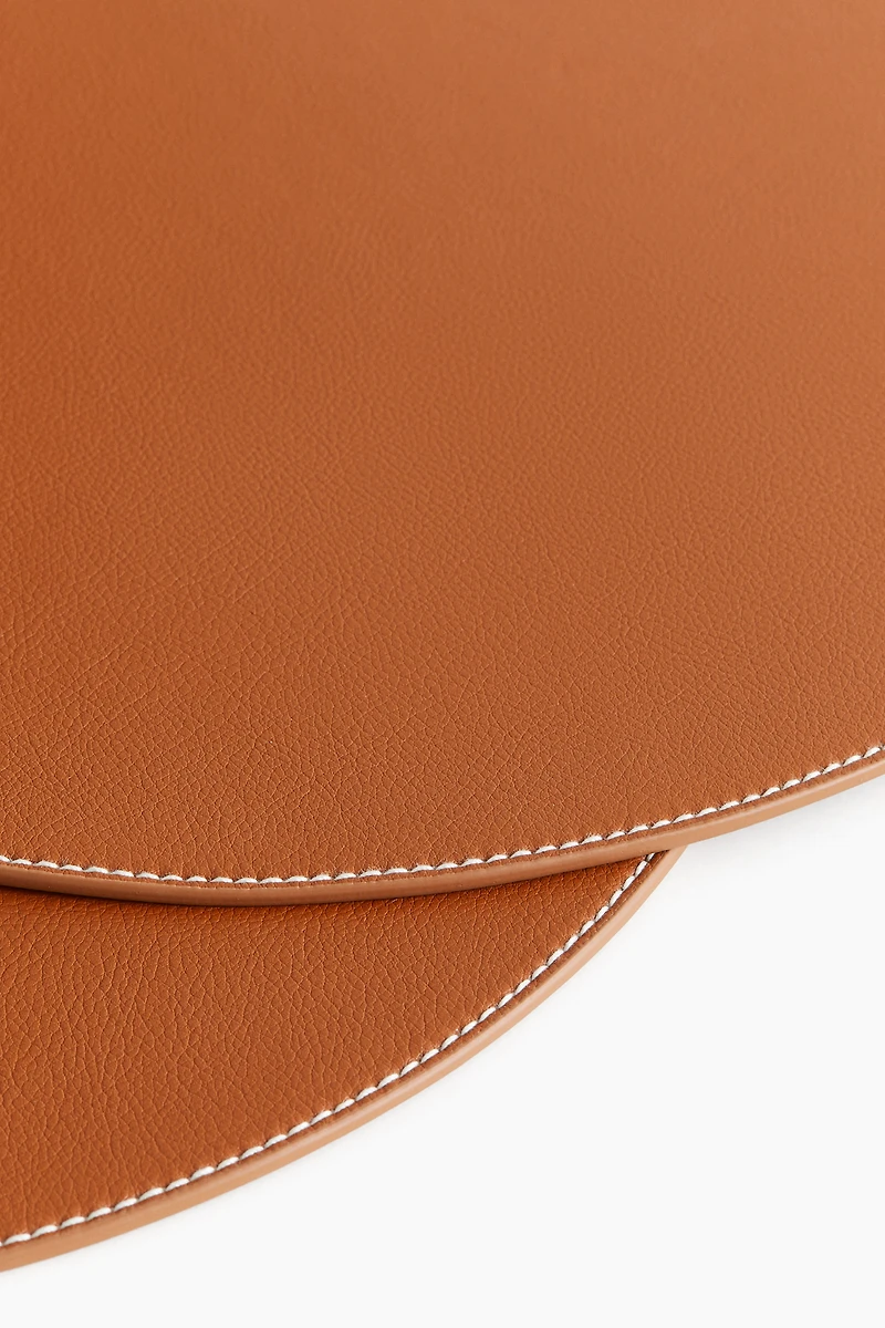 2-pack Round Placemats