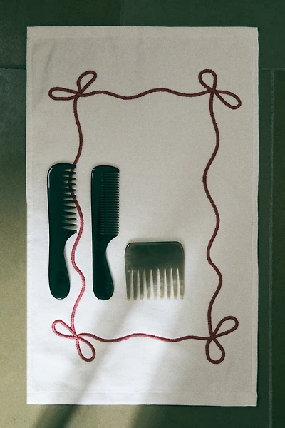 Embroidered Guest Towel