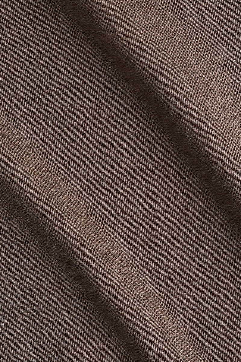 Washed-Look Cotton Top