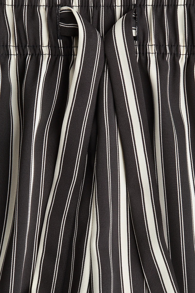 Drawstring Twill Pants