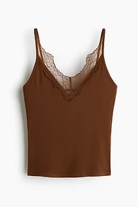 Lace-Trimmed Camisole Top
