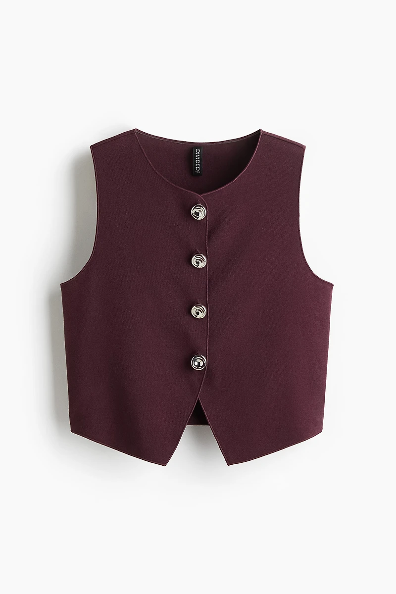 Gilet sans manches en jersey