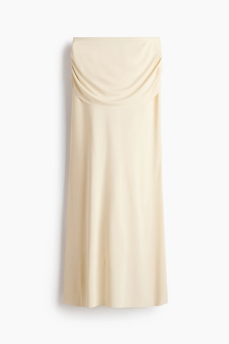 Draped Maxi Skirt