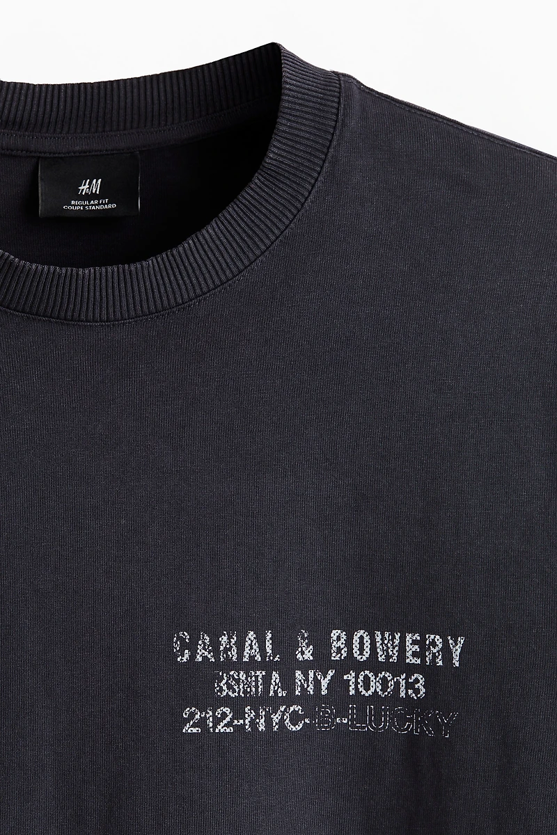 Regular-Fit Printed Cotton T-Shirt