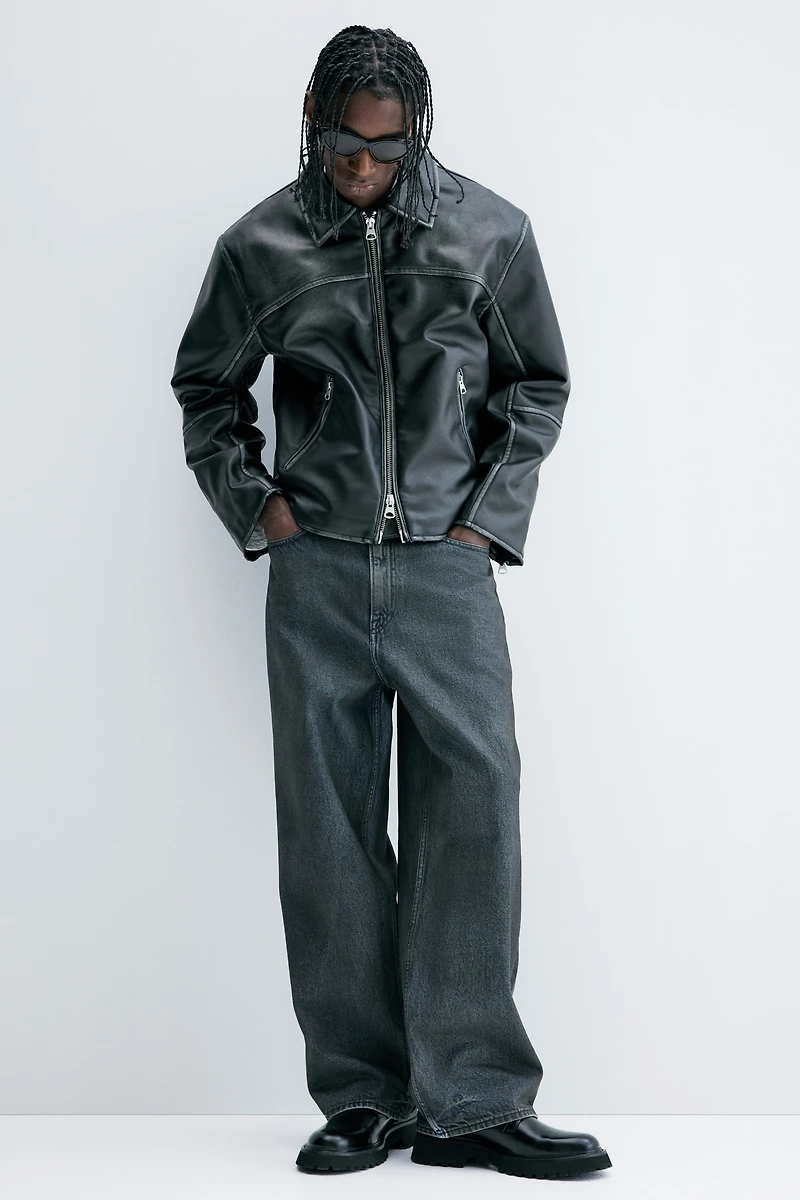 Regular-Fit Coated Jacket