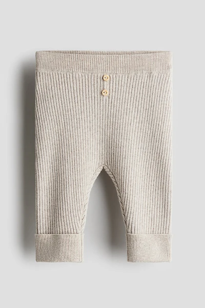 Rib-Knit Pants
