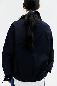 Twill Jacket with Collar