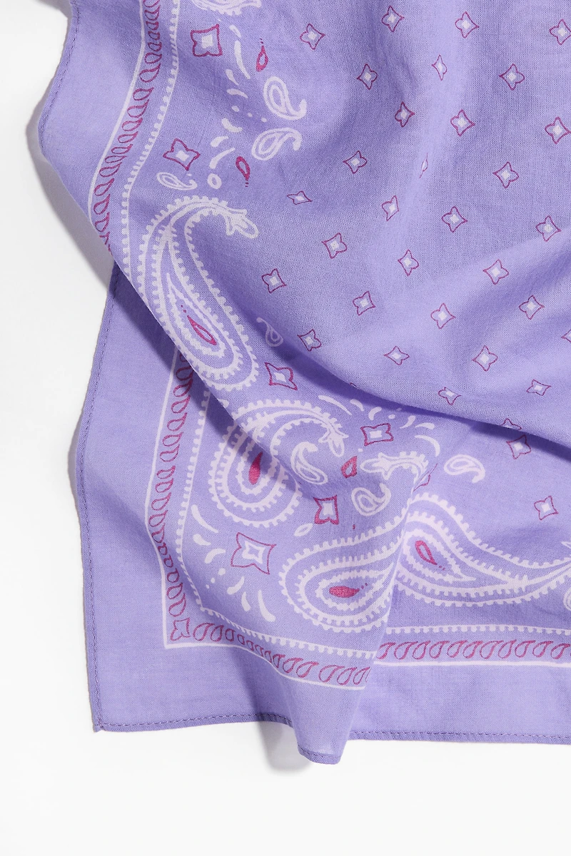 Patterned Cotton Scarf