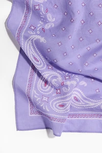 Patterned Cotton Scarf