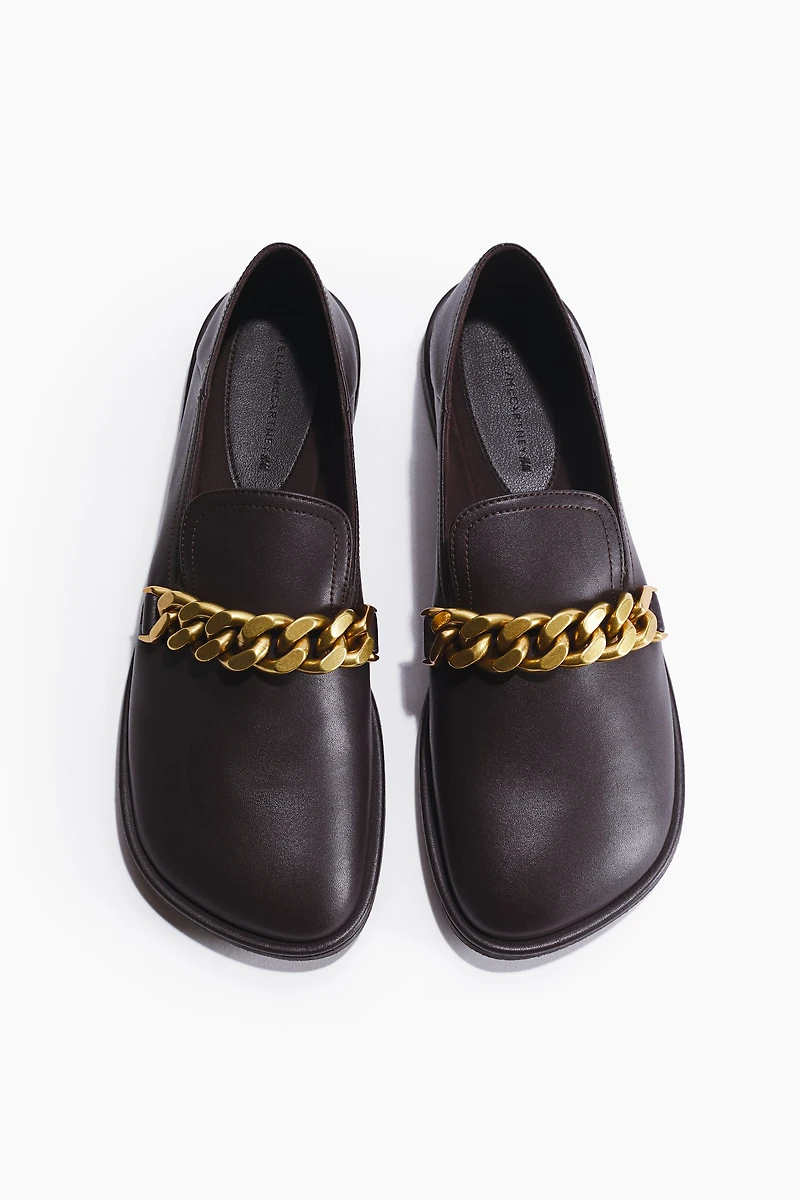 Chain-Detail Loafers