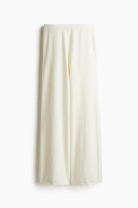 Bouclé-Knit Pants
