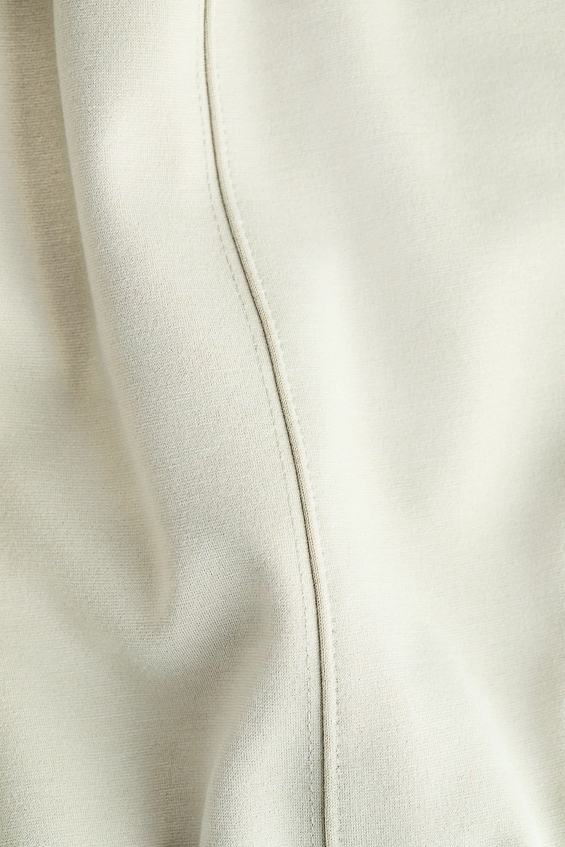 Barrel-Leg Ponte Pants