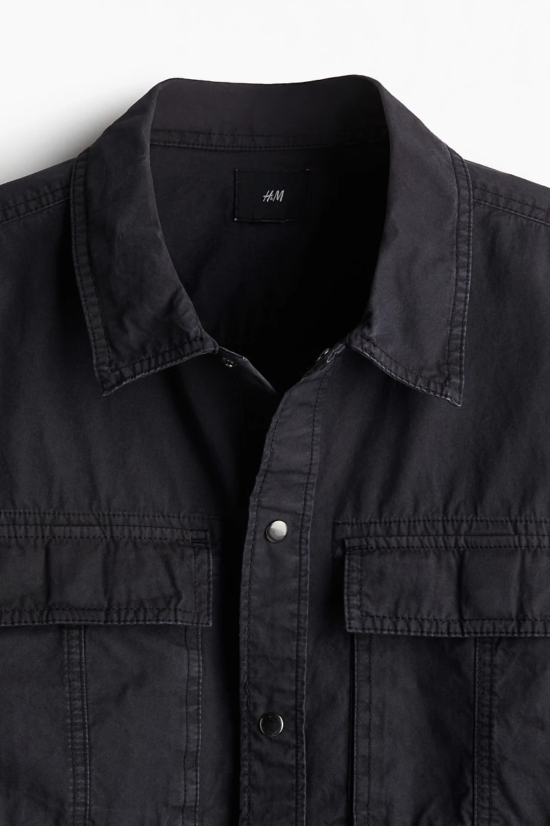 Regular-Fit Utility Overshirt
