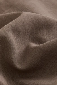 1-Pack Long and Wide Linen-Blend Curtain Panel