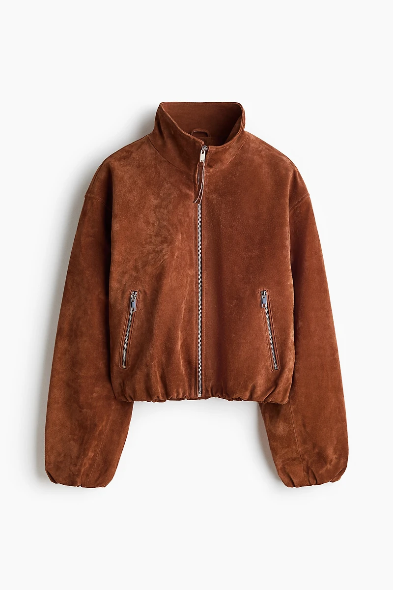 Oversized Split Suede Jacket