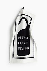 Terry Guest Towel with Motif