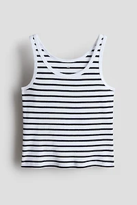 Ribbed Cotton Tank Top