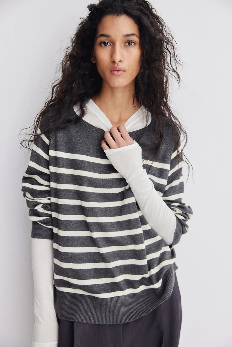 Chandail en maille fine