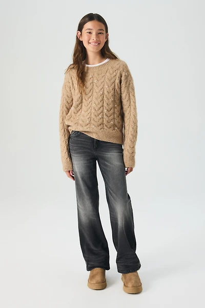 Baggy Fit Bootcut Jeans