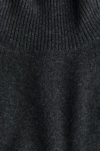 Cashmere-Blend Turtleneck Sweater