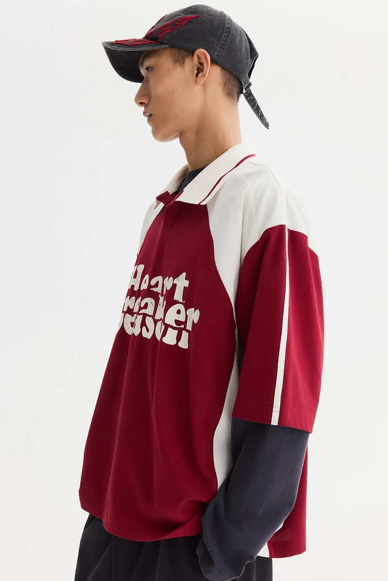 Oversized Polo Shirt