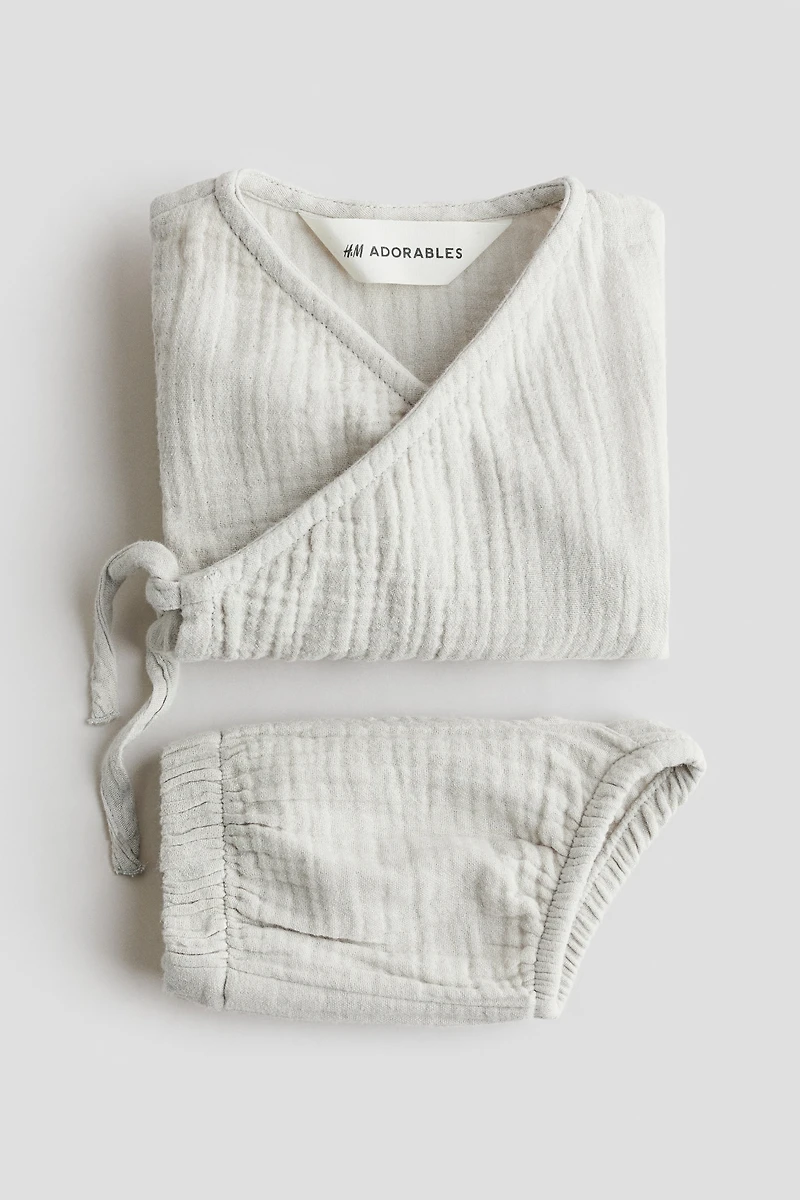 2-Piece Cotton Muslin Set